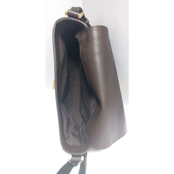 Elie Saab Crossbody Purse Claudine xs Dark Brown Perfect Condition 8x6" - Picture 6 of 6